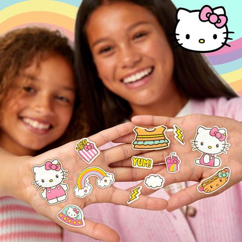Hello Kitty Puffy Sticker Playset, Includes Over 50 Hello Kitty Reusable Book Stickers, Sanrio Sticker Book, Reusable Sticker Book, Hello Kitty To...