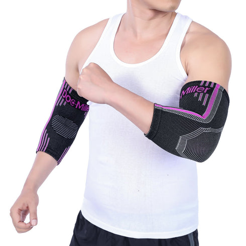 Doc Miller - Compression Elbow Brace: Support for Tendonitis, Bursitis, Tennis, Arthritis, Workouts - Elbow Sleeves for Men & Women, Joint Pain, E...
