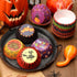 SANNIX Halloween Cupcake Liners,450pcs Ghost Pumpkin Spider Baking Cups Cupcake Wrappers Paper Wraps Muffin Liners for Halloween Party Candy Cake ...