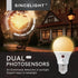 Dusk to Dawn LED Mosquito Bulb with Dual DayLight Sensor,Bug Free & ON/OFF Automatic Depends On DayLight Level,9 Watt,Edison Screw E26,Pack of 2...
