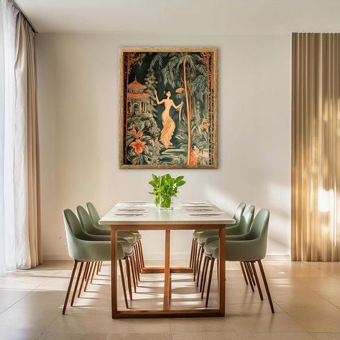 Posterizer 1 pcs-whimsical magical delicate enchanting forest scene 4-Collectibles & Fine Art-Retro Art-Decorations for Bedroom, Office, Living Ro...