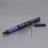 Pentel Quick Click Pop Mechanical Pencil, (0.7mm) Medium 2B Lead, Black Barrel W/Violet Trim Box of 12 (PD217AV)...