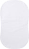 HALO BassiNest Fitted Sheet – 100% Cotton, Soft and Breathable Bassinet Sheet for Babies, 30” x 16” Pre-Shrunk Sheet, Grey Pin Dot...