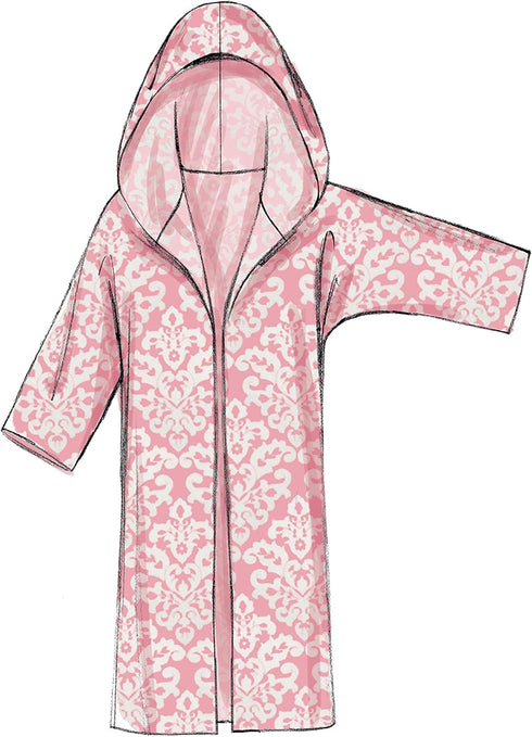 McCall Patterns Open-Front Jackets With Shawl Collar And Hood...