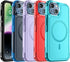 SUPFINE Magnetic for iPhone 14 Case(Compatible with MagSafe)(12FT Military Grade Drop Protection) 2X Tempered (Glass Screen+Camera Lens Protector)...