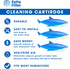 Fette Filter - Humidifier Cleaner in The Shape of a Shark, Demineralization Float Compatible with Most Humidifier and Fish Tank, Eliminates White ...