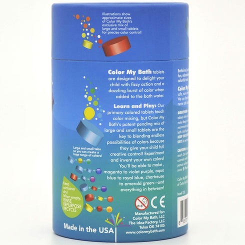 300 Count - The Original Fizzy Color Changing Tablets - Non Toxic, Non Staining, Fragrance Free Eco-Friendly Container - Fun Educational Bathtime ...