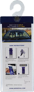 2 MirorTag Silver by JL Safety - Easily Display & Put Away a Handicapped Parking Placard. Strong Hook high Heat Rated. Magnetically snap The Holde...