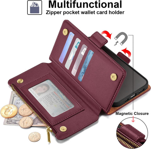 Antsturdy Samsung Galaxy A71 5G case Wallet with Card Holder for Women Men,Galaxy A71 5G Phone case RFID Blocking PU Leather Flip Shockproof Cover...