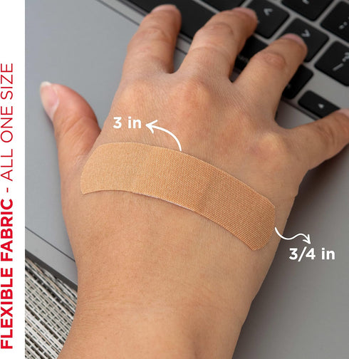 Band-Aid Brand Flexible Fabric Adhesive Bandages, Comfortable Flexible Protection & Wound Care of Minor Cuts & Scrapes, Quilt-Aid Technology to Cu...