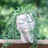 SnugMaker Face Planter Pots Head Planter, Succulent Planters, Face Flower Pot Head Planter for Indoor Outdoor Plants with Drainage Hole Closed Eye...
