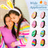 Beadthoven 24 Pairs Easter Egg Wooden Stud Earring Set Natural Wooden Earring Posts with Earrings Backs Colorful Printed Small Stud Earrings Pins ...
