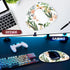 Mouse Pad, Premium-Textured Oval Computer Mousepad, 8.7" x 7.1" Thick 3mm Anti-Slip Waterproof Rubber Mouse Mat, Cute Mouse Pad for Office, Home, ...
