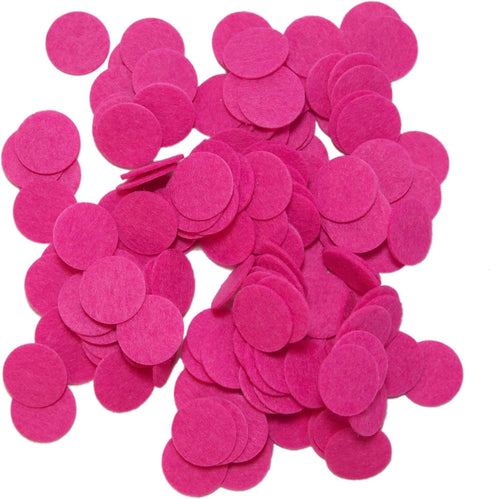 Playfully Ever After 1 Inch Pink 100pc Stiff Felt Circles...
