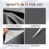 CHEIGHY Leather Repair Kit, Self Adhesive Leather Repair Patch for Furniture 8.2X11 inch Vinyl Repair Kit for Couches Car Seats, Sofa, Office Chai...