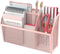 DALTACK Magnetic Pencil Holder Magnetic Shelf for the Whiteboard 3-Grid Mesh Magnetic Pen Holder for Refrigerator Magnetic Organizer Locker Access...