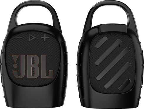 Silicone Cover Case for JBL Clip 5 Portable Mini Bluetooth Speaker,for JBL Clip 5 Travel Carrying Skin Sleeve Sheell Bag Accessories w/Tie Tape(Bl...