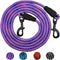 MayPaw 8FT/10FT Dog Tie Out/Check Cord, Heavy Duty Nylon Rope Training Leash, 3/8-Inch Thick Dog Tether for Strong Small Medium Large Dogs Indoor ...