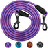 MayPaw 8FT/10FT Dog Tie Out/Check Cord, Heavy Duty Nylon Rope Training Leash, 3/8-Inch Thick Dog Tether for Strong Small Medium Large Dogs Indoor ...