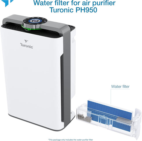 Turonic Original Water Filter for Humidifier Air Purifier Combo Turonic PH950...