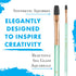 Princeton Neptune Paintbrush, Size 1/4 inch, Dark Wood...
