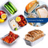 50 Pack 1Lb mini Loaf Pans Heavy Duty Disposable Aluminum Foil Bread Tins Standard Size - 6" X 3.5" X 2.5" Oven Safe Sturdy Small Bread Tin Pans-1...