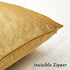 GIGIZAZA Gold Velvet Decorative Throw Pillow Covers for Sofa Bed 2 Pack Soft Cushion Cover 12x20...