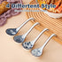 Soup Spoons Set of 4,Asian Soup Spoon Ceramic Ramen Spoons, Japanese Soup Spoon Long Handle Perfect Depth for Dumpling, Pho, Noodles, Miso, Chines...