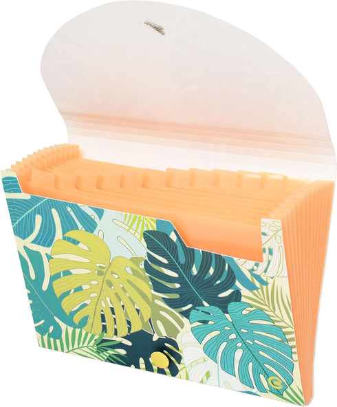 CNK File Folders Organizer with 13 Pockets Accordion Expanding Folder Documents Receipt Document Paper Pocket Filing Accordian Important expandabl...