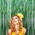 Iridescent Foil Fringe Curtains Rainforest Jungle Theme Party Supplies Birthday Wedding Party Window Door Decorations Fun Photo Booth Backdrop Pro...
