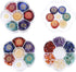CrystalTears 7 Chakra Crystal Stones Natural Reiki Healing Crystals Gemstones with Engraved Chakra Symbol Tumbled Polished Chakra Stone Kit for Me...