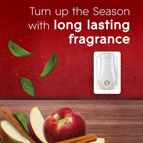 Glade PlugIns Refills Air Freshener, Scented and Essential Oils for Home and Bathroom, Autumn Spiced Apple, Limited Edition Scent, 4.69 Fl Oz, 7 C...