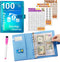 100 Envelopes Money Saving Challenge,Saving Challenges Book with Envelopes & Challenge Tracker, 100 Day to Save $5050 for Budgeting Planner & Savi...