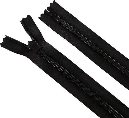 Seeking ROAM Invisible Zippers, Nylon Coil, 3, 2 Pieces (Black, 6" inch)...