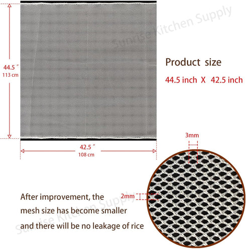 Sunrise Kitchen Supply Sushi Rice Cooking Net/Rice Cooker Napkin (2)...