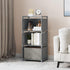 Cube Storage Shelf for Closet Organization and Small Spaces, 3-Tier DIY Bookshelf Bookcase for Bedroom and Living Room, 4-Layer Storage Shelf...