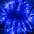YULETIME 200 Blue LED Christmas Lights with White Wire, Pack of 2 Strands 33 Feet 100 Lights UL Certified Holiday String Light Set...