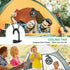 Battery Operated Clip on Fan, Portable Rechargeable USB Personal Fan 3 In 1 with hook and LED for camping, stroller, car seat, office...