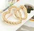 Gyn&Joy Gold Tone Fashion Double Heart Scarf Brooch Pin for Women...
