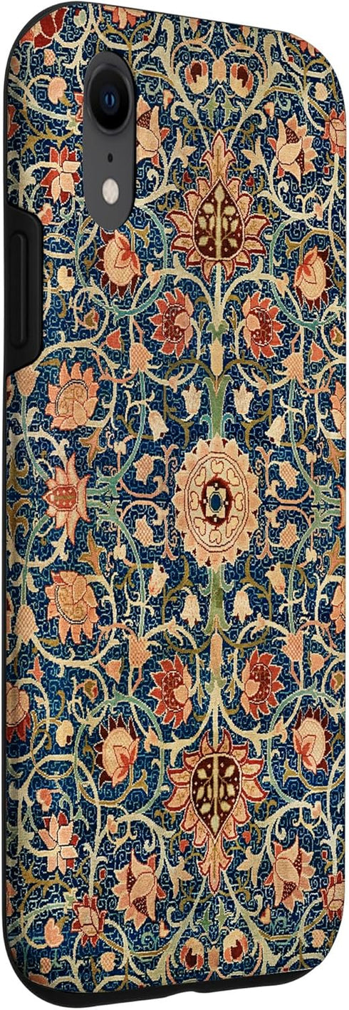 iPhone XR Bohemian Vintage Moroccan Pattern Retro Floral Boho Gift Case...