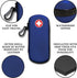EpiPen Carrying Case, Durable EVA Foam, Water Resistant, Holds 2 Epipens, Auvi-Q, Eye Drops, Nasal Sprays and Other Essential Allergy Supplies (Bl...