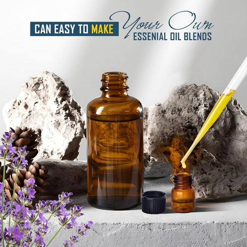 Teenitor 80PCS 3ML Pipette Dropper, Eye Dropper, Disposable Plastic Eye Droppers for Crafts, Droppers for Oils Transfer Pipettes for Essential Oil...