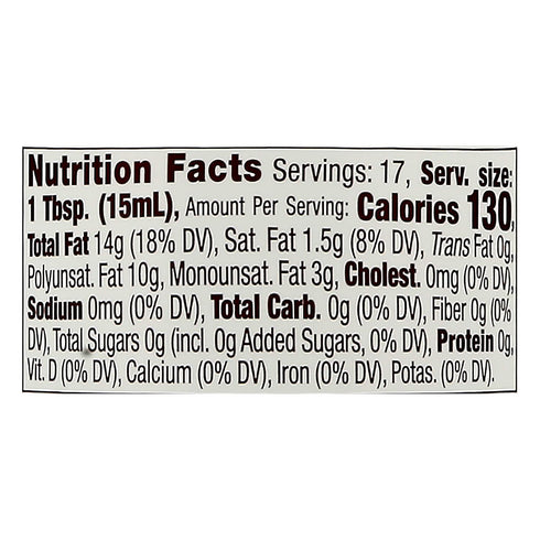 La Tourangelle, Organic Flaxseed Oil, Essential Omega-3 to Improve Heart Health, Vegan, Non-GMO, Gluten-Free, Kosher, Cast Iron Seasoning, 8.45 Fl...