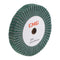 uxcell 150mm x 25mm 240 Grit Non-Woven Polishing Burnishing Wheel Abrasive Cloth Nylon Wire Drawing Flap Wheel for Stainless Steel Metal Green...