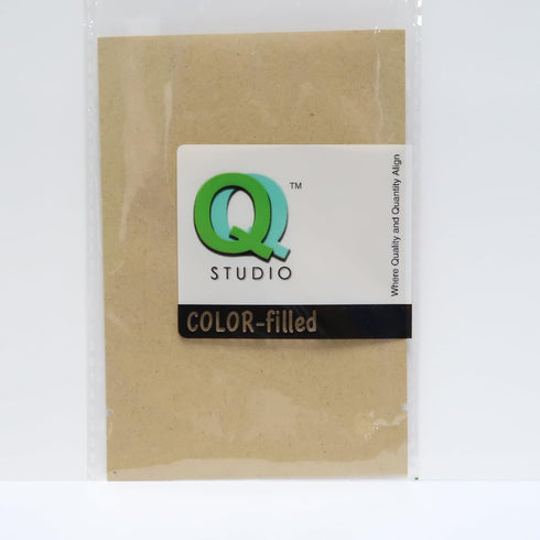 QQ Studio 100 PCS Metallic Mylar Foil Open Top Sealable Bags (6x9cm (2.3x3.5"), 100x Kraft)...