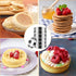 English Muffin Rings 6 Set, Non Stick Crumpet Rings Stainless Steel Cooking Rings Double Rolled 3 Inch Round Pastry Mold Crumpet Tart Rings for Ba...