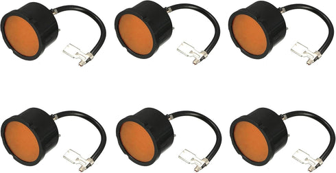 6pcs 1/4HP Refrigerator Overload Protector 220V Thermal Overload Protector Compressor Replacement Part for Freezer Motor Fridge...