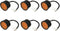 6pcs 1/4HP Refrigerator Overload Protector 220V Thermal Overload Protector Compressor Replacement Part for Freezer Motor Fridge...