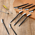 9Pcs Double-Ended Cleaning Brushes Set Nylon All Purpose Clean Brush Small Detailing Crevice Brush Mini Stiff Bristles Brushes for Kitchen Sink Ba...
