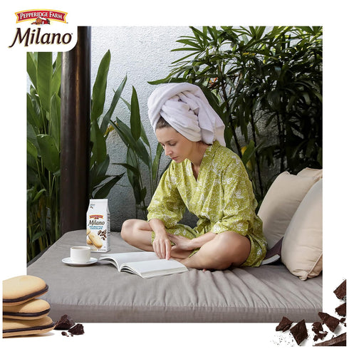 Pepperidge Farm Milano Double Milk Chocolate Cookies, 7.5 OZ Bag (15 Cookies)...